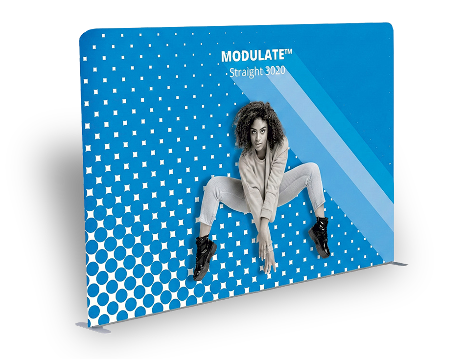 Rovná prezentační stěna