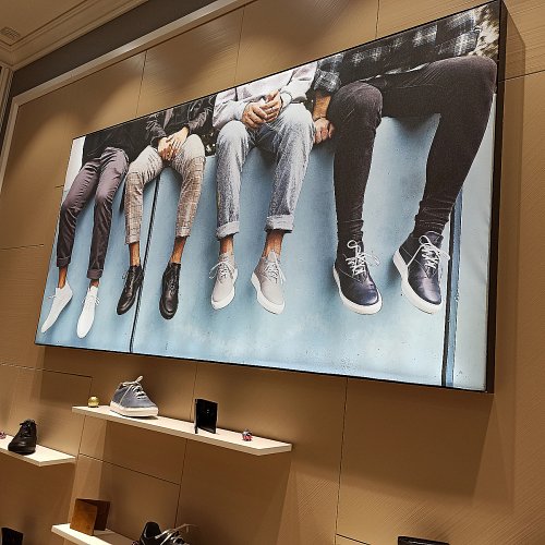 Světelné textilní rámy