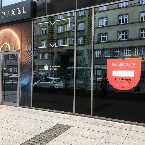 Polepy výloh prodejen