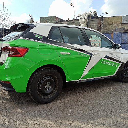 Reklamní polepy automobilů