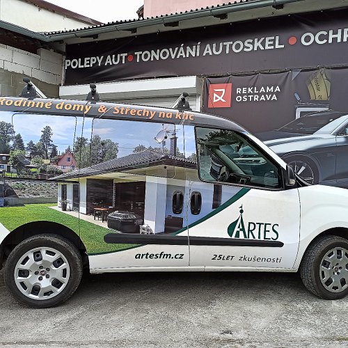 Reklamní polepy automobilů