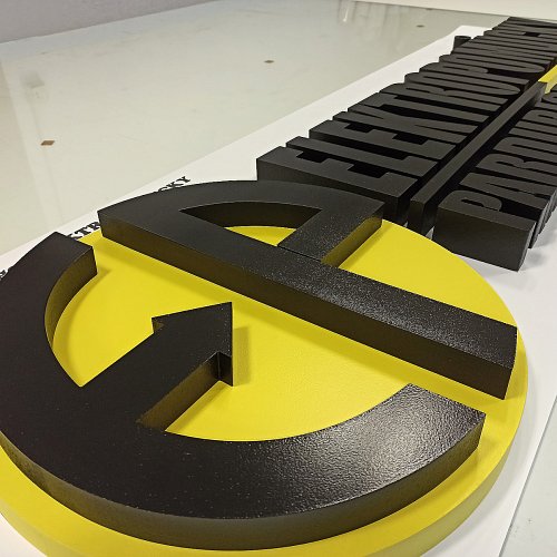 3D písmena a loga z polystyrenu