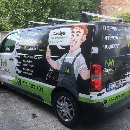 Reklamní polepy automobilů