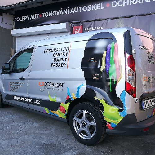 Reklamní polepy automobilů